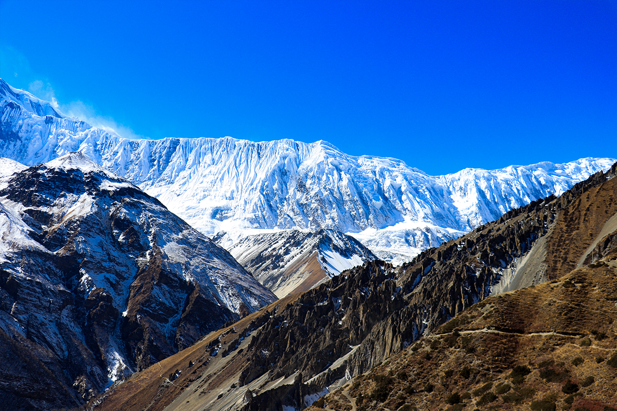 On the way to Tilicho Lake
